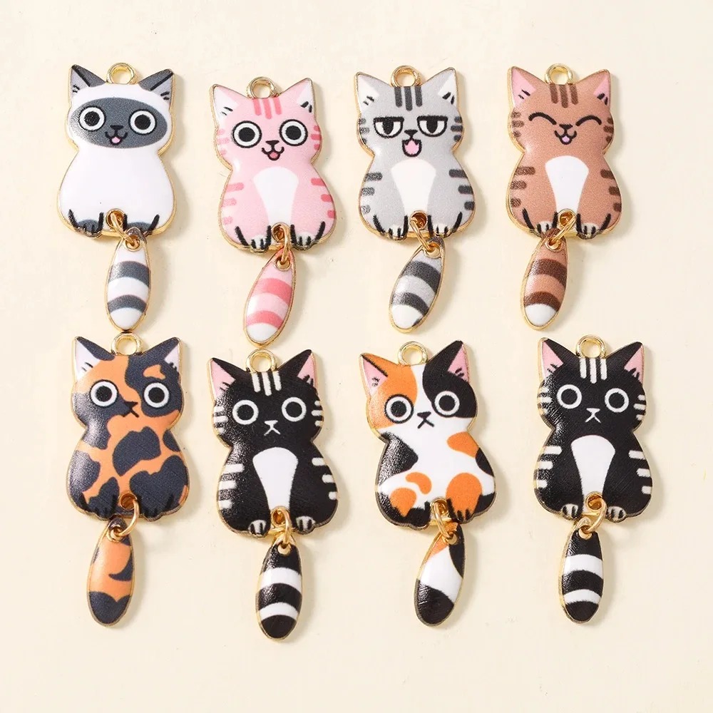 Resin Craft Projects - 10 шт. 16×39 мм, милые мультяшные