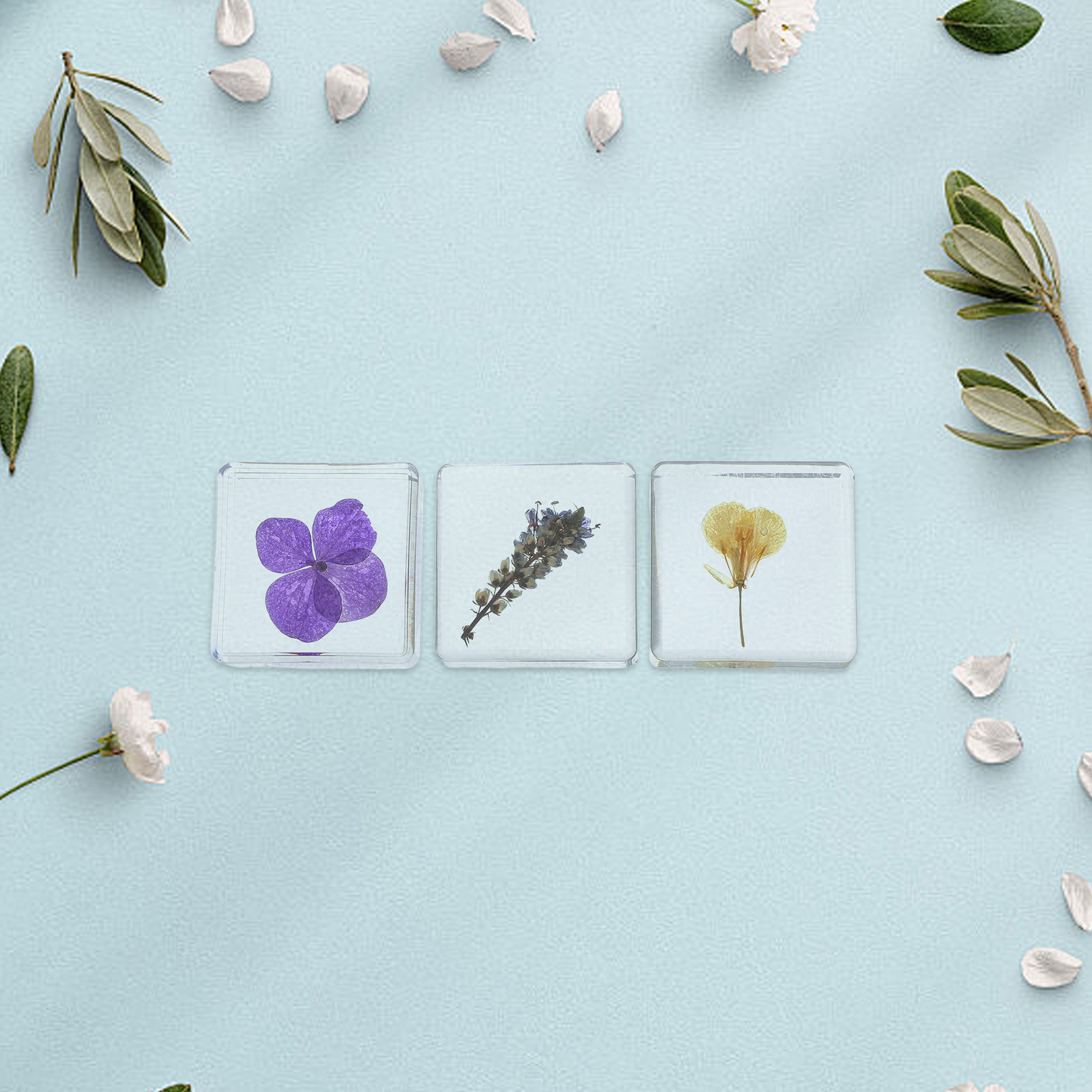 Flower Preservation Resin - 3 шт. декоративных изделий из смолы