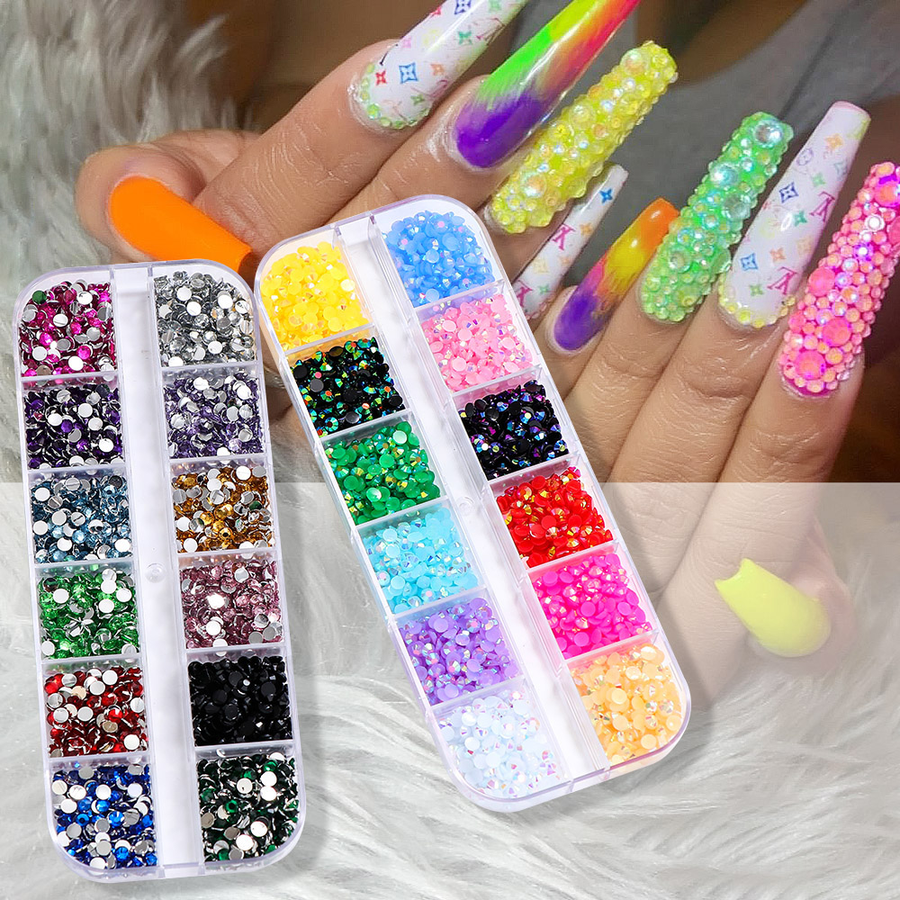 Resin Glitter Pack - Набор из 2400 шт. страз AB