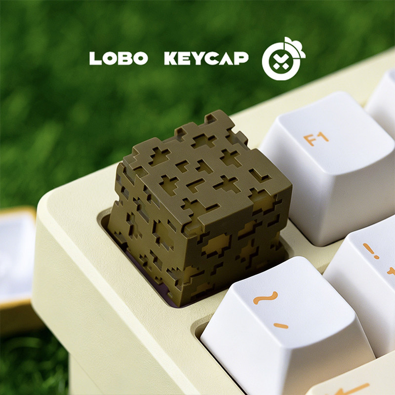 Resin Crafts Minecraft - Креативные полупрозрачные кейкапы для клавиатуры в