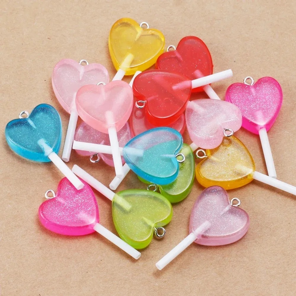 Resin Craft Projects - 10 шт. милых блестящих подвесок в