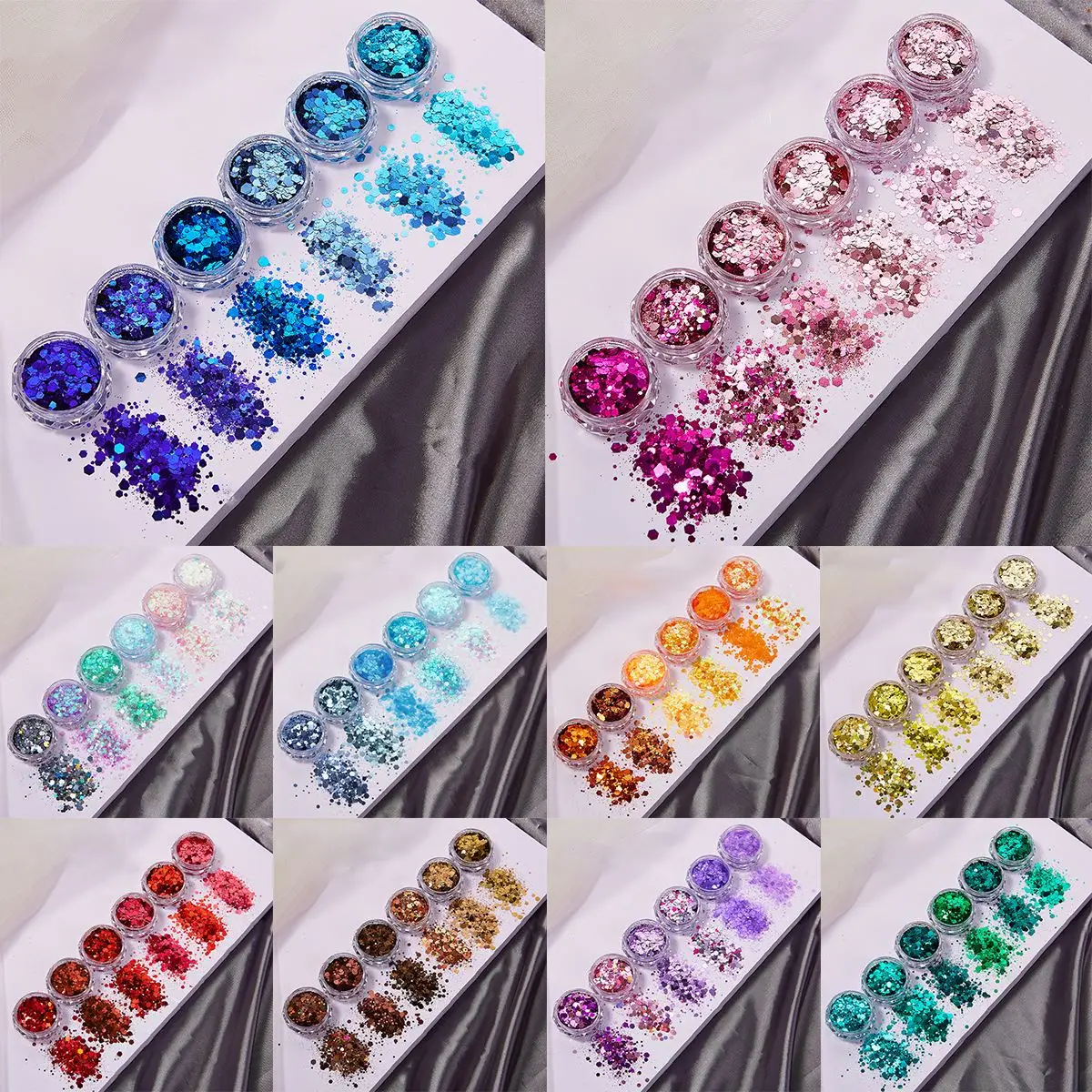 6 цветов/набор, сверкающие бле – обзор и цена Resin Glitter Pack