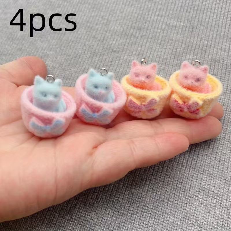 4 шт. 3D-подвески в виде кошек – обзор и цена Resin Craft Projects
