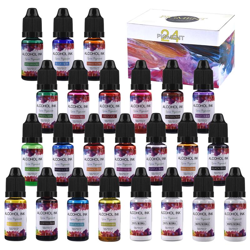 Пигмент для смолы, 10 мл, 24 ц – обзор и цена Resin Dye Alcohol