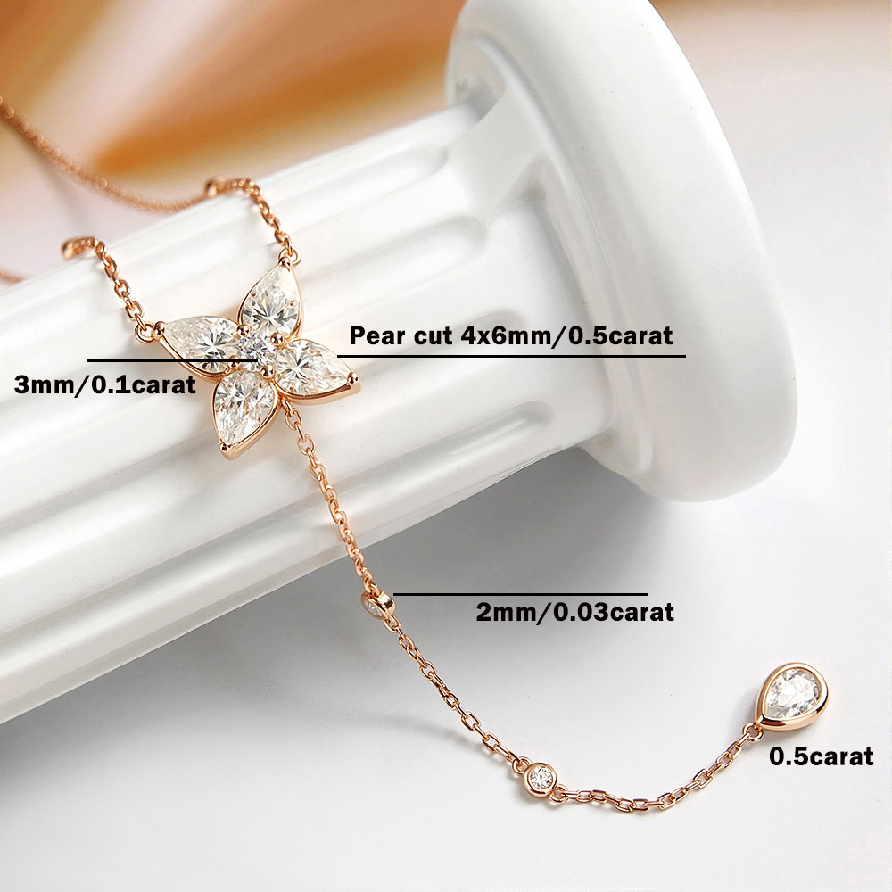 Кулон-подвеска с муассанитом в – обзор и цена Bezels Set Pendant