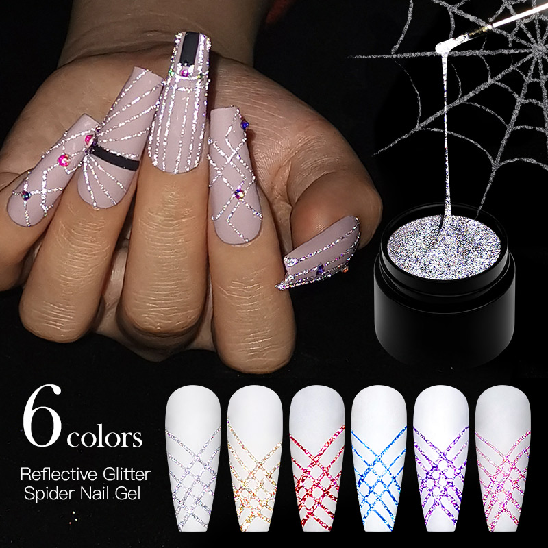 Набор из 6 гель-лаков для ногт – обзор и цена Resin Glitter Pack