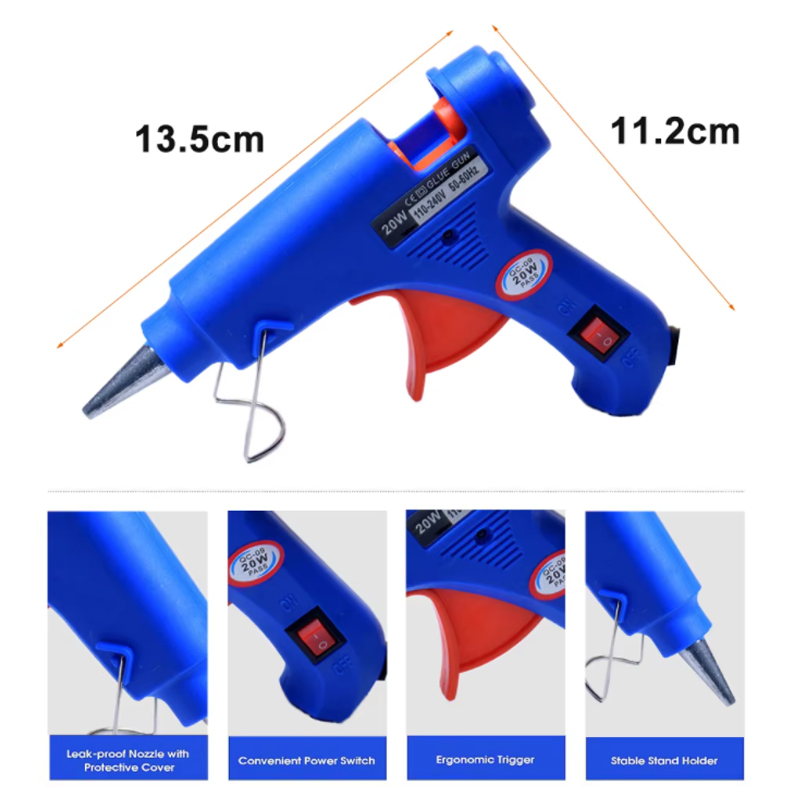 Клеевой пистолет с вилкой евро – обзор и цена Heat Gun Small