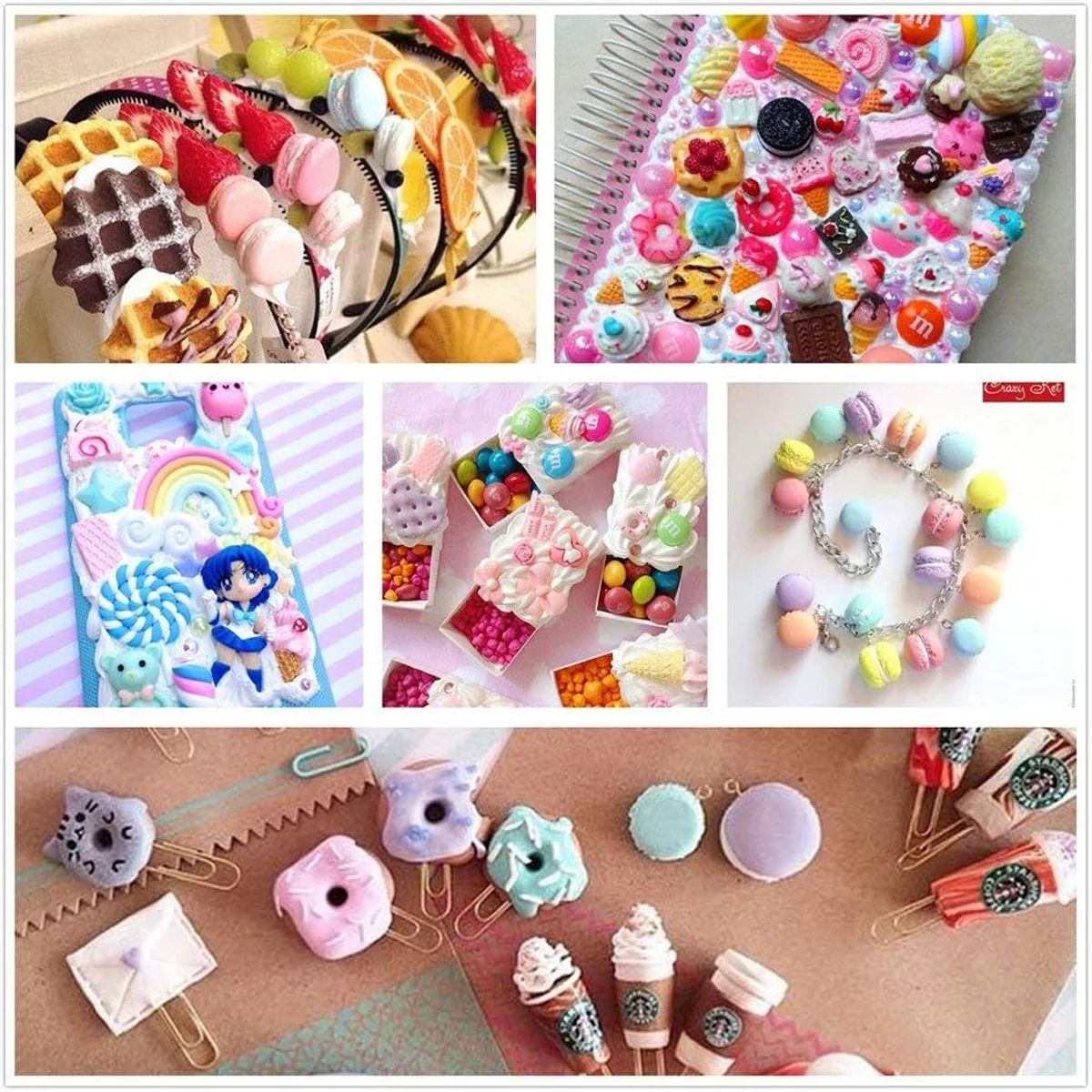 30 шт., случайные конфеты, сли – обзор и цена Resin Craft Material