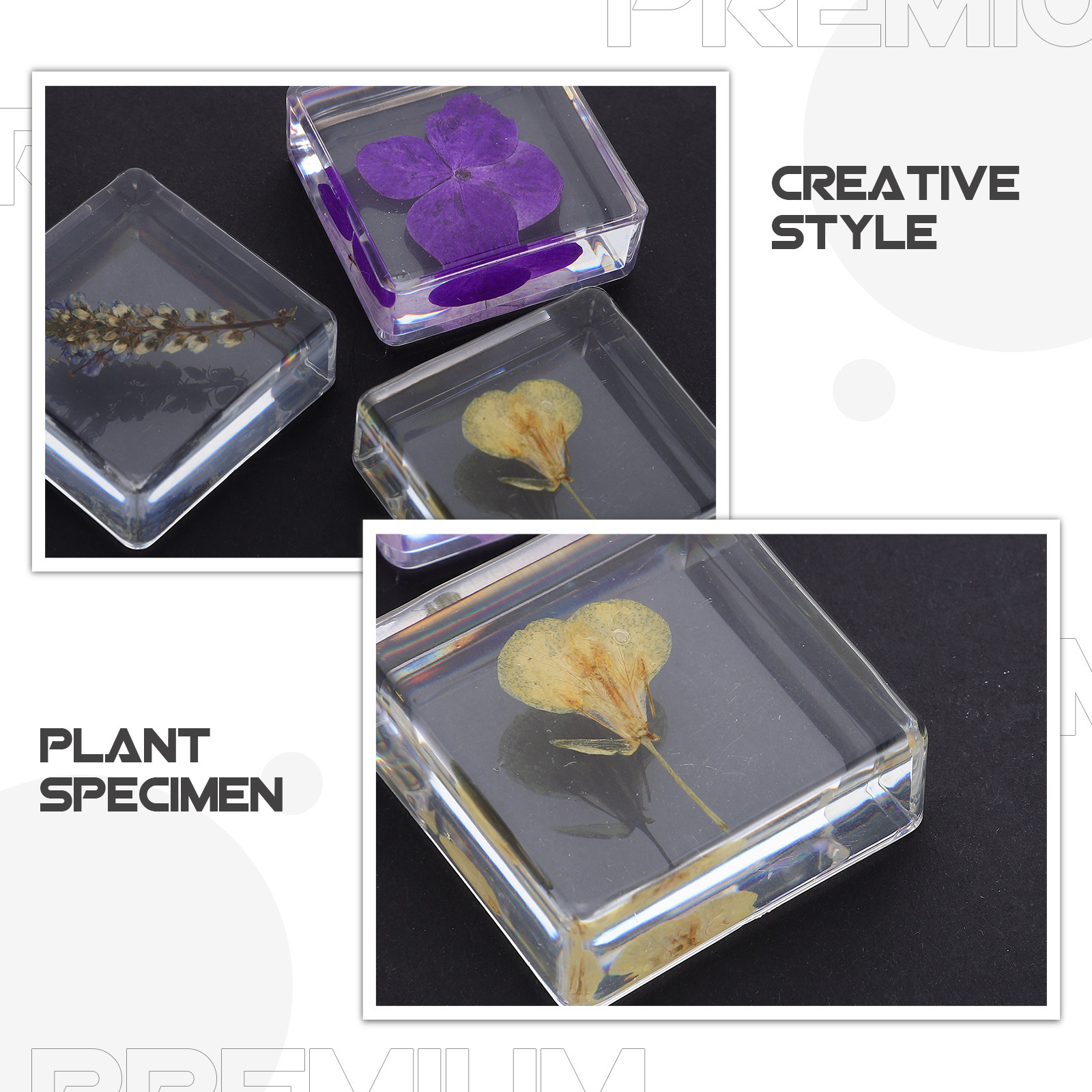 3 шт. декоративных изделий из  – обзор и цена Flower Preservation Resin