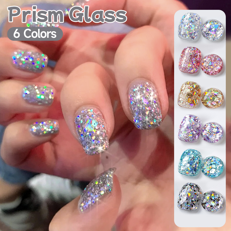 Набор гель-лаков UR SUGAR 6 шт – обзор и цена Resin Glitter Pack