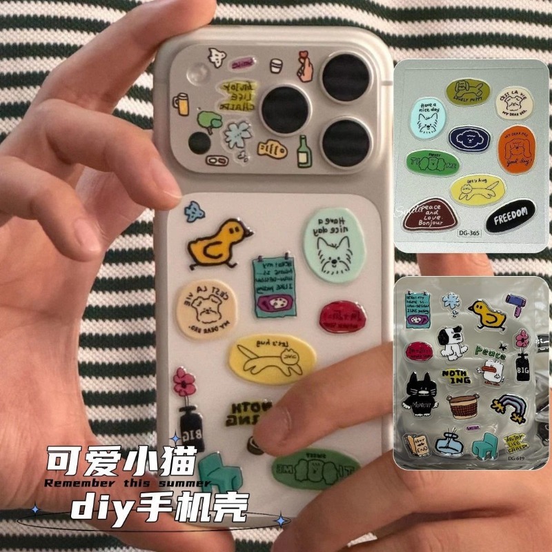 Милый мультяшный кот, собака,  – обзор и цена Resin Craft Material