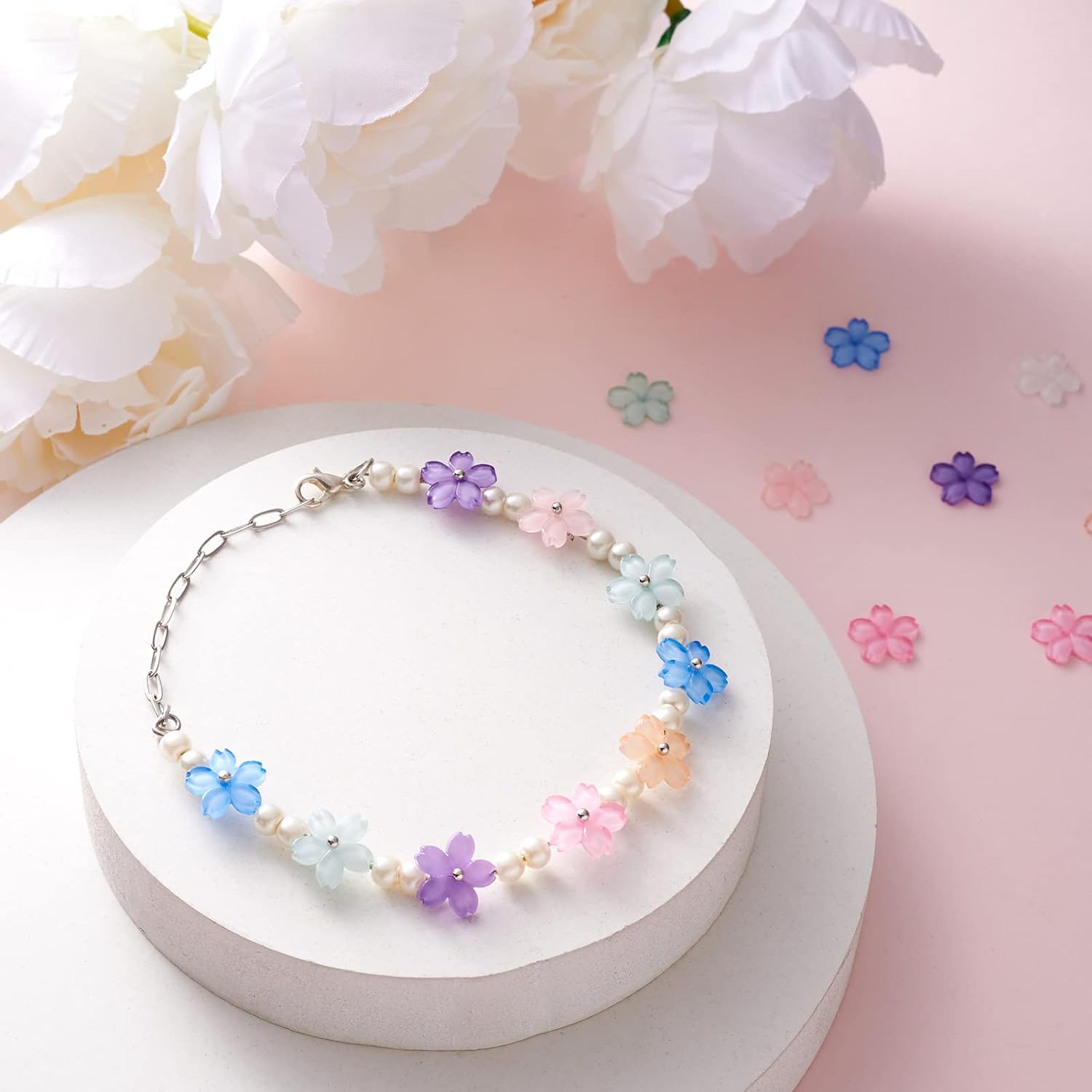 20 шт., бусины из смолы в виде – обзор и цена Flower Preservation Resin