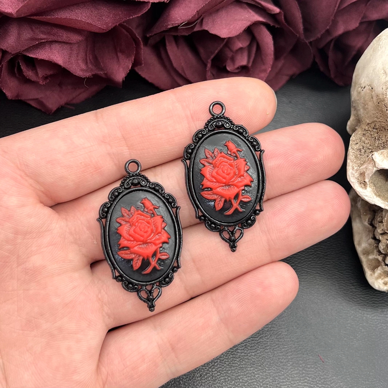 4 шт., Готическая красная роза – обзор и цена Flower Preservation Resin